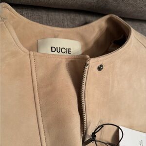 Ducie Women's Suki Beige Bomber Jacket